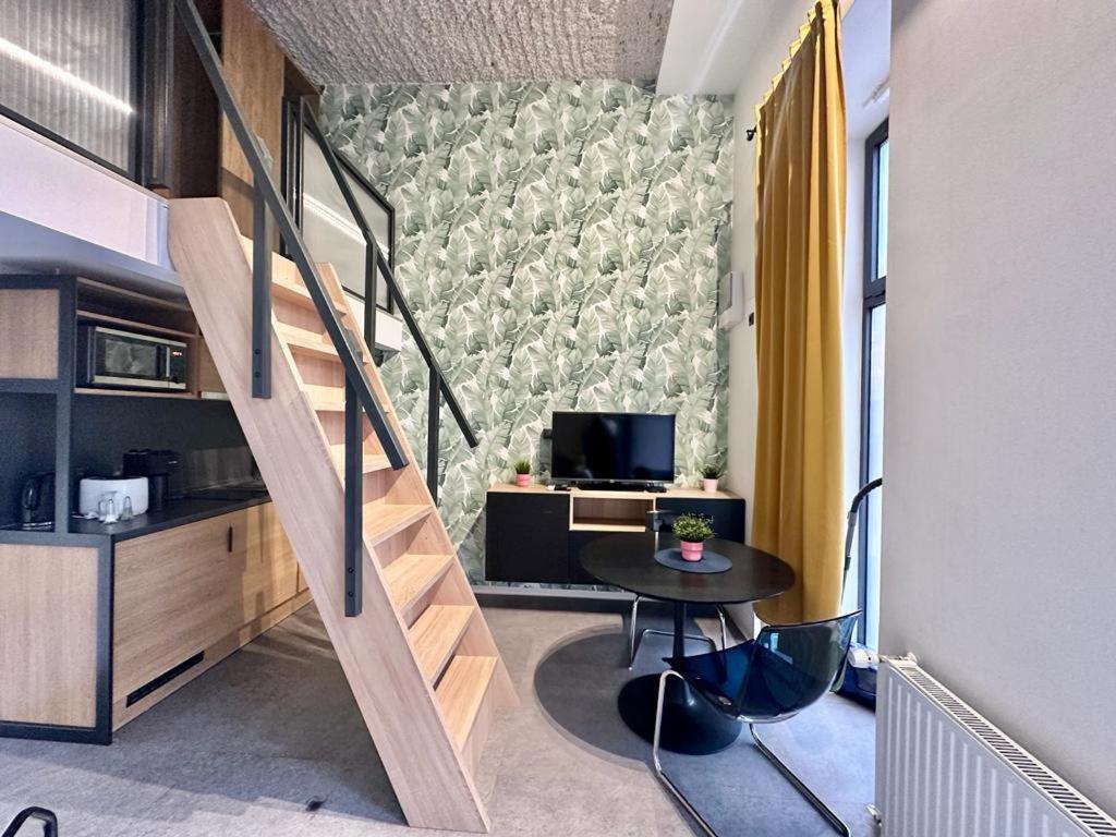 Design Gallery Inbp10 Studio Apartment #Freeparking Boedapest Buitenkant foto